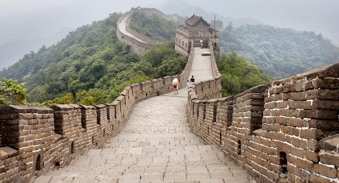 Section of Great Wall of China marred in name of restoration 